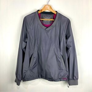 Cabela's: Women's Outdoor V-Neck Pullover Windbreaker Jacket Gray‎ Size Medium